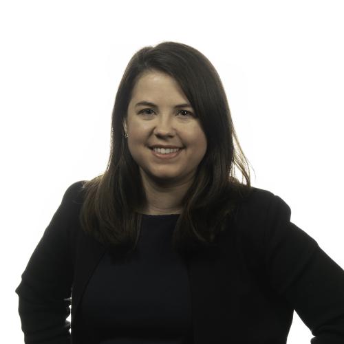 Woman smiling for her headshot