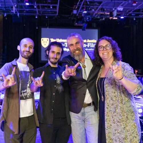 Guests at esports symposium