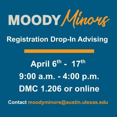 Registration Drop In Advising - 4/6 - 4/17