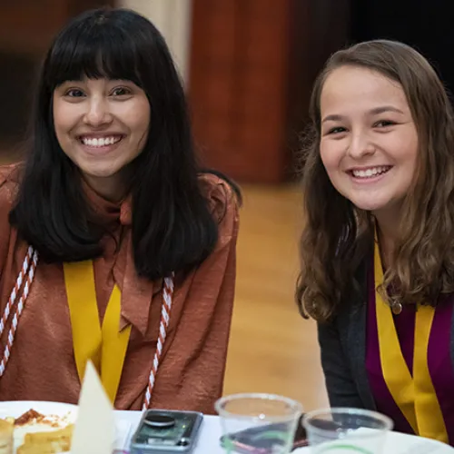 Honors students at the spring Honors Day ceremony