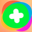 Flipgrid logo, green circle with white plus sign inside. Various colors around the green circle include red, yellow, blue, and pink.
