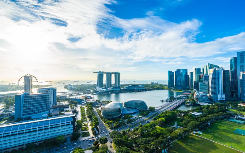 Photo of buildings in Singapore