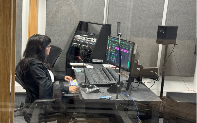 PBL Student Working in Studio