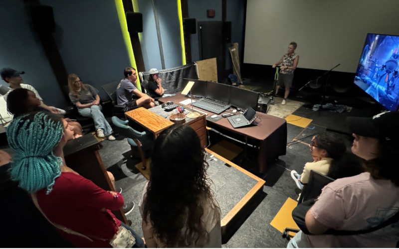 PBL Students Working in Studio