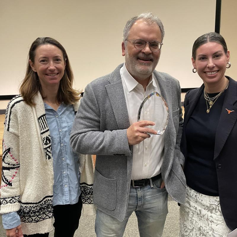 Photo of Cindy McCreery, Richard Lewis,  Rachel Mersey