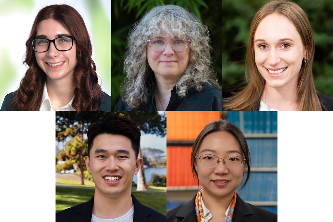 Graphic featuring new faculty